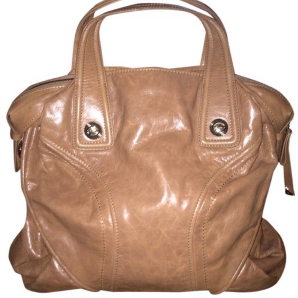 Worn Once beautiful mauve/pink leather bag
